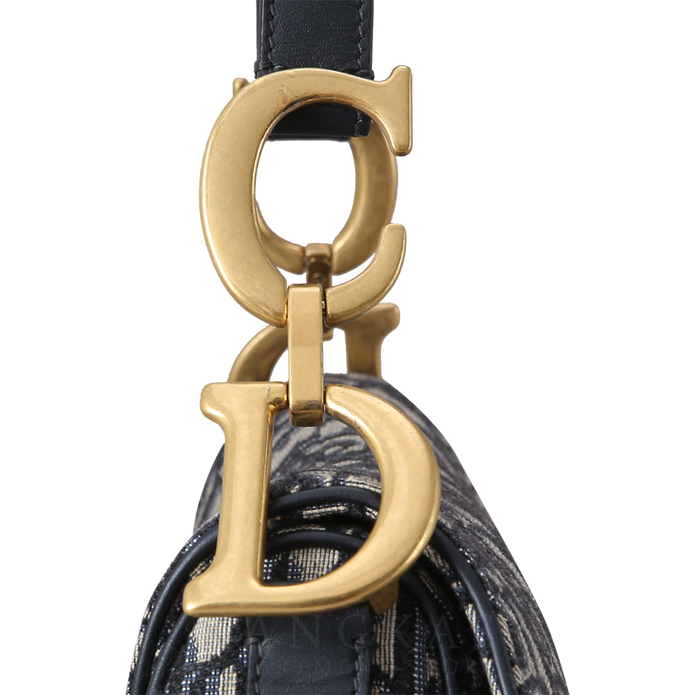 CHRISTIAN DIOR(USED)크리스찬디올 오블리크 새들백 미디움